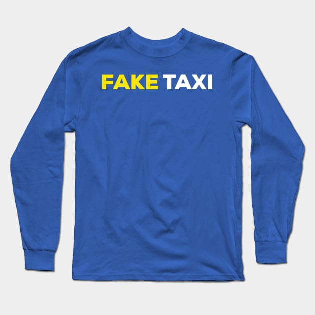 fake taxi tshirt Long Sleeve T-Shirt by DavidAdel